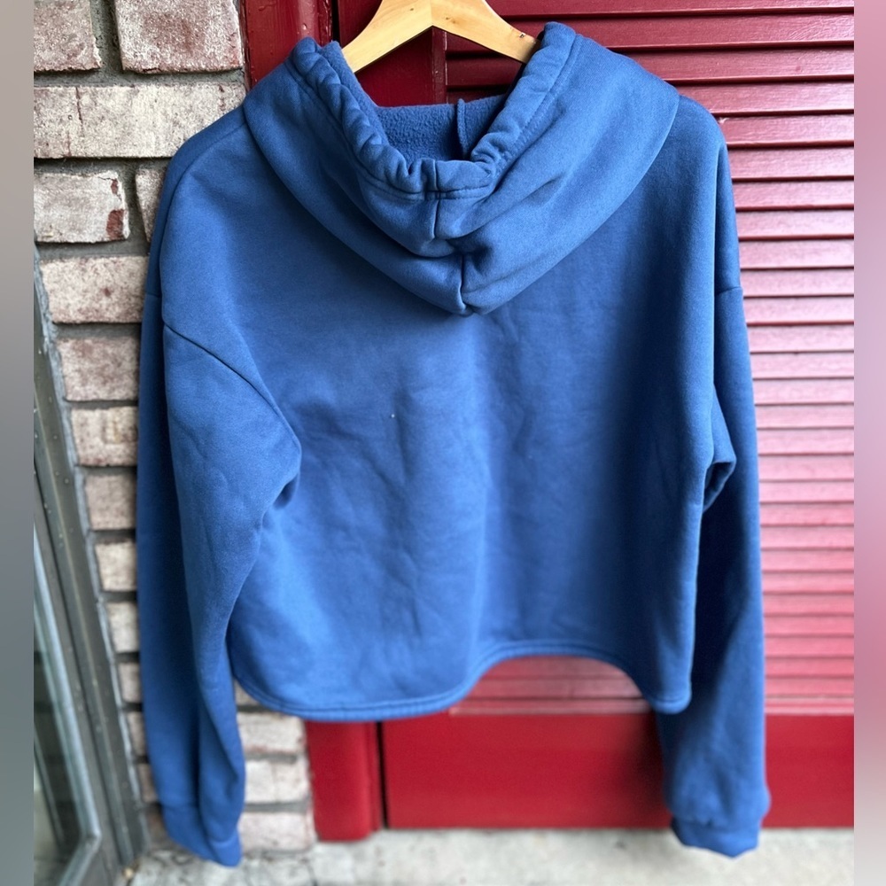 SHEIN drawstring pullover long sleeve large blue hoodie - Women’s - Picture 12 of 12